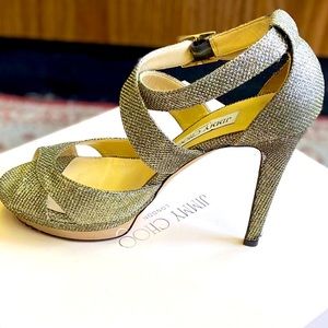 Jimmy Choo Lame Glitter Shoes